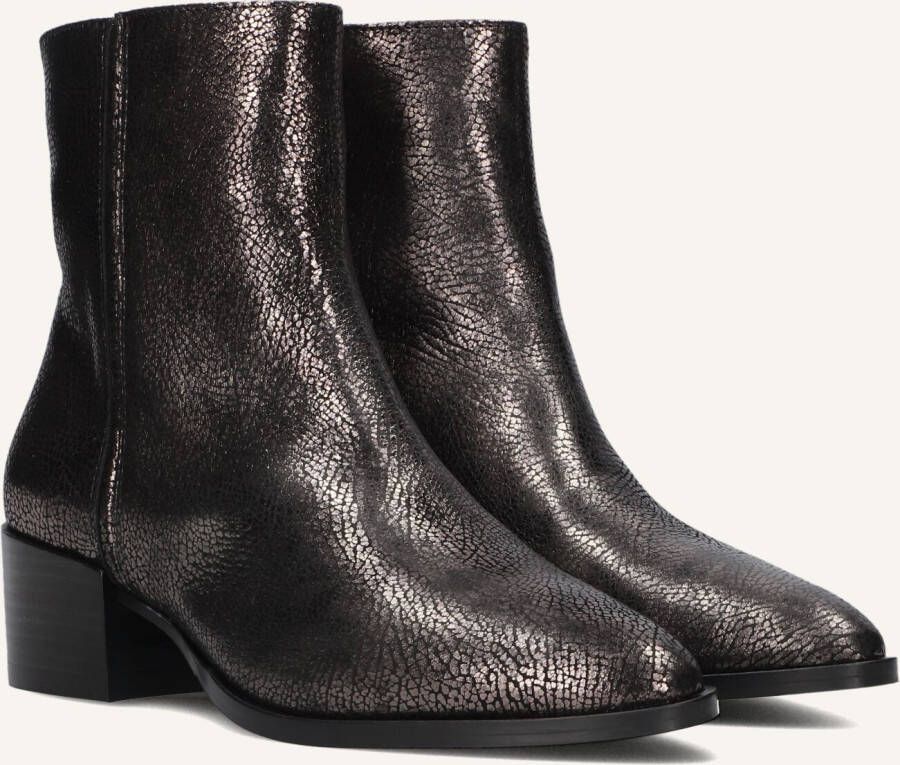 VIA VAI Enkellaarsjes Dames Rose Baker Maat: 37 Materiaal: Leer Kleur: Zilverkleurig