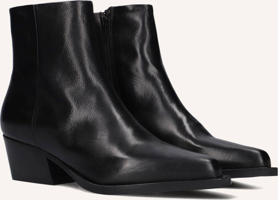 VIA VAI Enkellaarsjes Dames Do Cassidy Maat: 38 Materiaal: Leer Kleur: Zwart