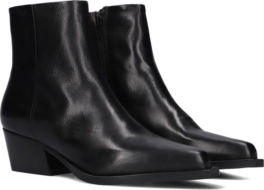 VIA VAI Enkellaarsjes Dames Do Cassidy Maat: 38 Materiaal: Leer Kleur: Zwart
