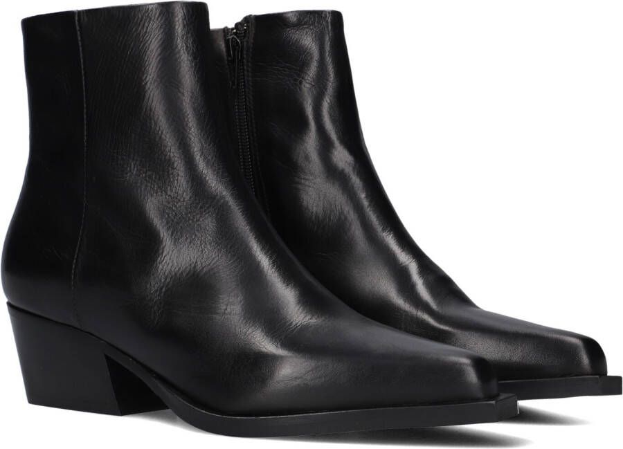 VIA VAI Enkellaarsjes Dames Do Cassidy Maat: 39 Materiaal: Leer Kleur: Zwart