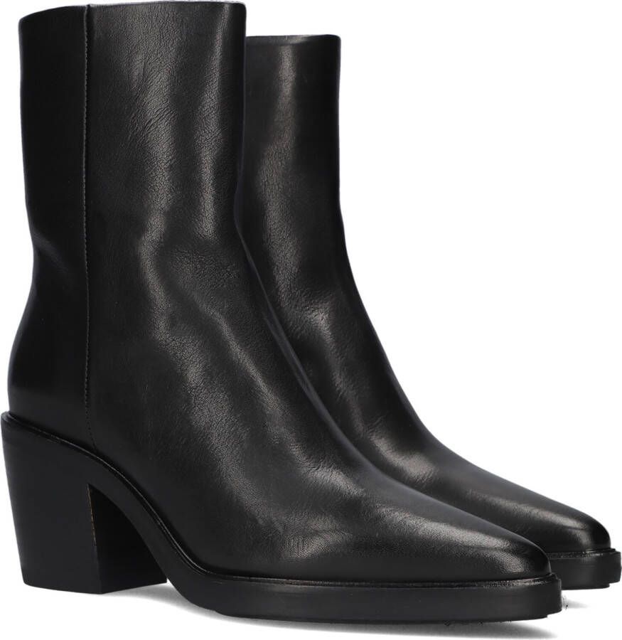 VIA VAI Enkellaarsjes Dames Kailee Fay Maat: 37 Materiaal: Leer Kleur: Zwart