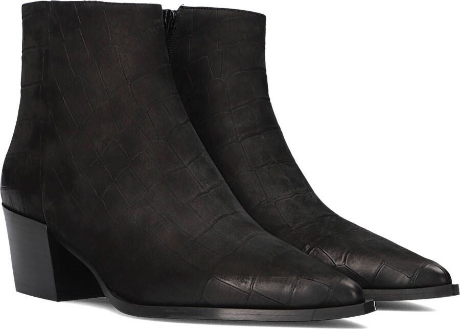 VIA VAI Enkellaarsjes Dames Kate Malina Maat: 42 Materiaal: Leer Kleur: Zwart
