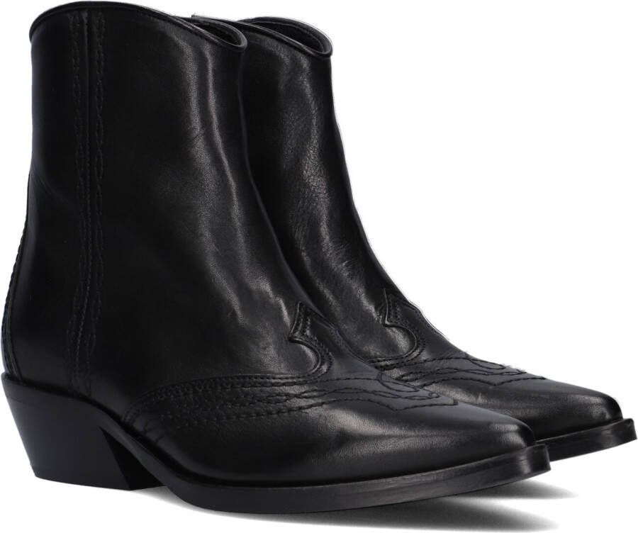 VIA VAI Enkellaarsjes Dames Sienna Carson Maat: 37 Materiaal: Leer Kleur: Zwart