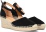 VIA VAI Espadrilles Dames Flora Braid Maat: 37 Materiaal: Suède Kleur: Zwart - Thumbnail 1