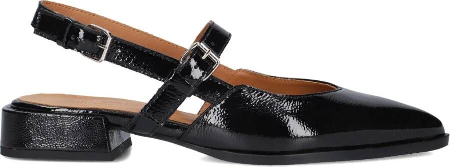 VIA VAI Slingbacks Dames Jazz Valerie Maat: 41 Materiaal: Lakleer Kleur: Zwart