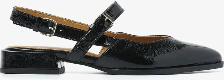 VIA VAI Slingbacks Dames Jazz Valerie Maat: 42 Materiaal: Lakleer Kleur: Zwart