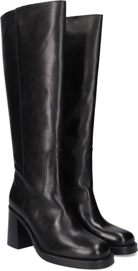 VIA VAI Hoge Laarzen Dames Avery Maat: 41 Materiaal: Leer Kleur: Zwart