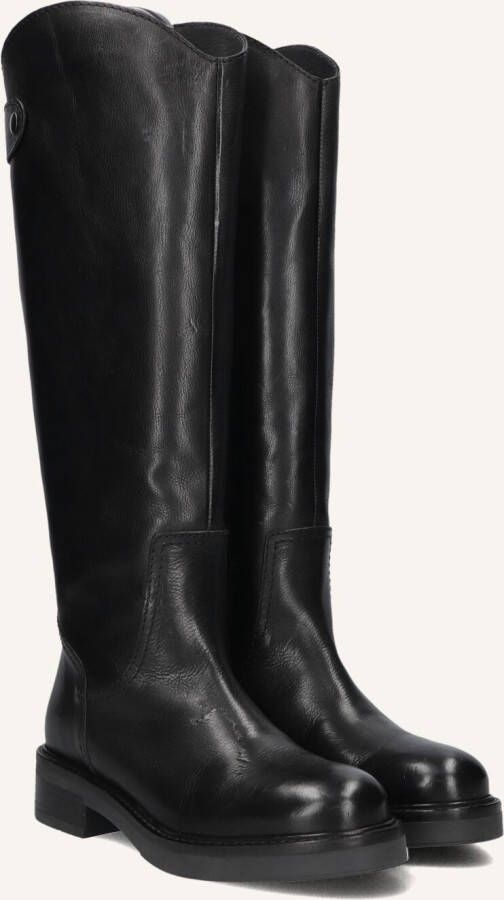 VIA VAI Hoge Laarzen Dames Lucia Rumi Maat: 40 Materiaal: Leer Kleur: Zwart