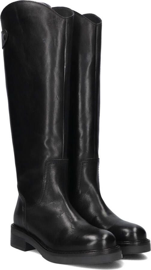 VIA VAI Hoge Laarzen Dames Lucia Rumi Maat: 39 Materiaal: Leer Kleur: Zwart