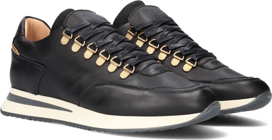 VIA VAI Zwarte Lage Sneakers Nora Sade