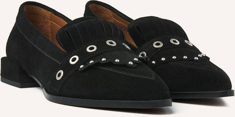 VIA VAI Loafers Dames Jazz Emily Maat: 37 5 Materiaal: Suède Kleur: Zwart