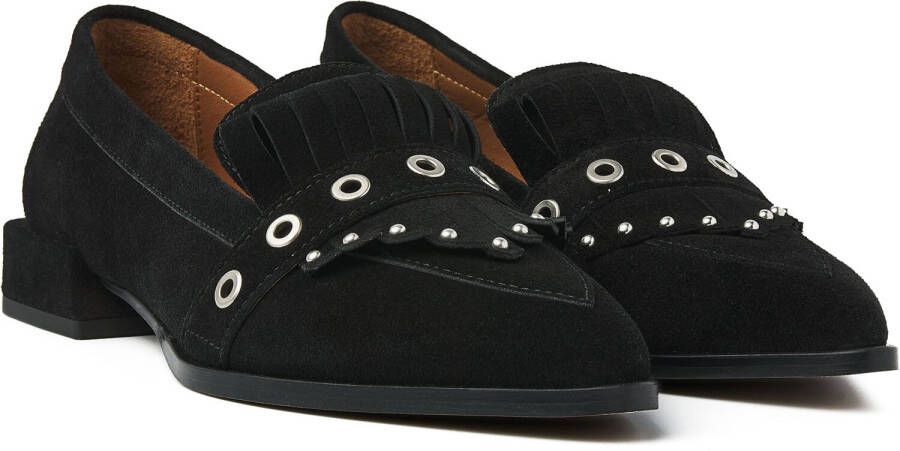 VIA VAI Zwarte Loafers Jazz Emily