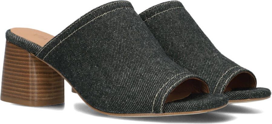 VIA VAI Muiltjes Dames Polly Robin Maat: 40 Materiaal: Textiel Kleur: Zwart
