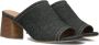 VIA VAI Muiltjes Dames Polly Robin Maat: 39 Materiaal: Textiel Kleur: Zwart - Thumbnail 1