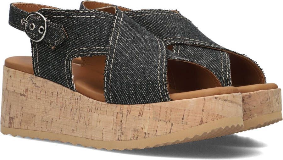 VIA VAI Dames Sissel Capri Maat: 38 Materiaal: Textiel Kleur: Zwart