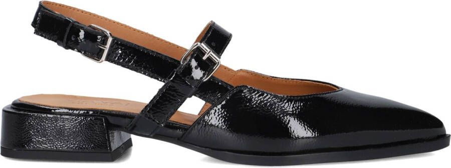 VIA VAI Slingbacks Dames Jazz Valerie Maat: 40 Materiaal: Lakleer Kleur: Zwart