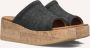 VIA VAI Slippers Dames Sissel Ryde Maat: 40 Materiaal: Denim Kleur: Zwart - Thumbnail 1