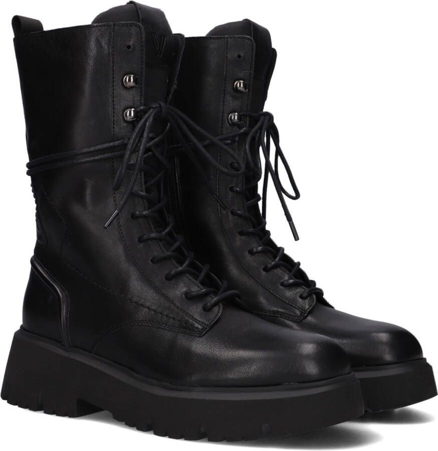 Via Vai Zwarte Ziva Rave Veterboots Black Dames