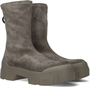 Vic Matié Charme Dove Gray Sock Combat Boot Grijs Dames