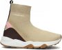 Bruin Tinten Gina Hoge sneakers Meisjes Beige - Thumbnail 1