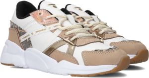 Vingino Odilia Lage sneakers Leren Sneaker Meisjes Beige
