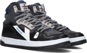 Vingino Joshua Mid Hoge sneakers Leren Sneaker Jongens Kids Blauw
