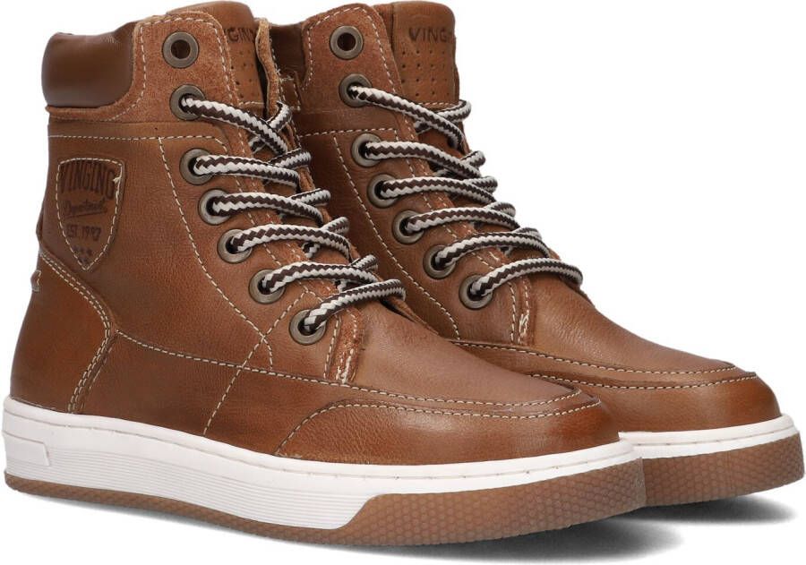 Vingino Cognac Hoge Sneaker Sil Xhi