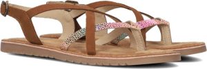Vingino Bruin Tinten Coco Sandalen Meisjes Cognac