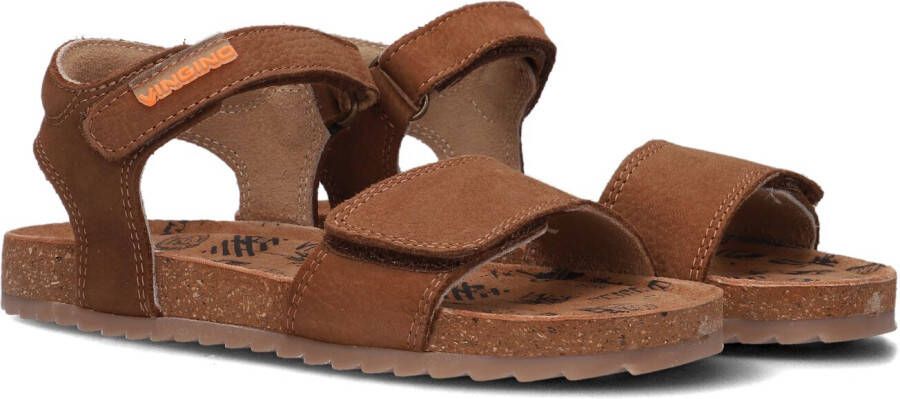 VINGINO Xavi leren sandalen bruin Leer 24