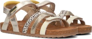 Vingino Vienna leren sandalen goud metallic