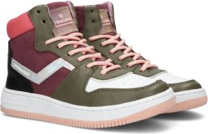 Vingino Senne Mid Hoge sneakers Leren Sneaker Roze