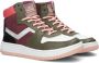 Vingino Senne Mid Hoge sneakers Leren Sneaker Kids Roze - Thumbnail 3
