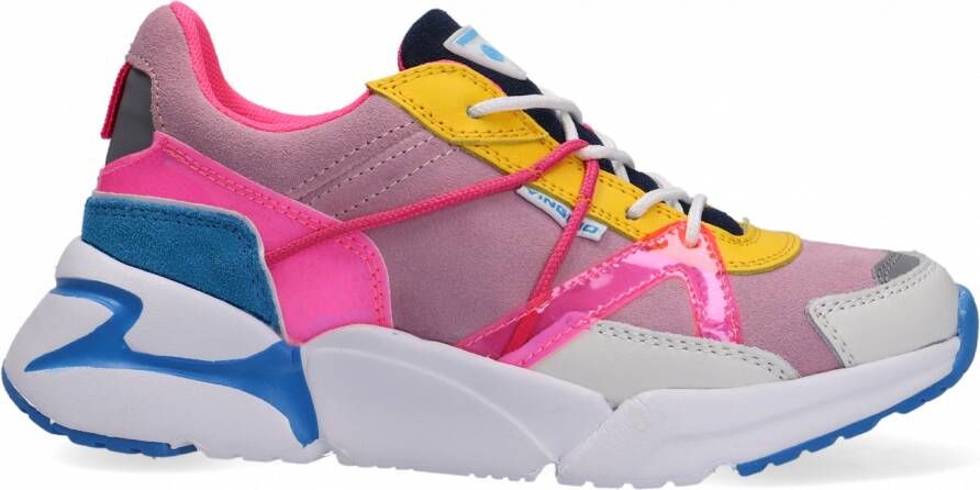 Vingino Odilia Lage sneakers Leren Sneaker Meisjes Roze