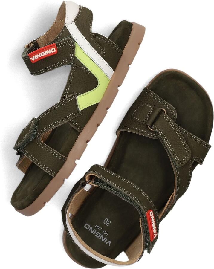 Vingino Norbert Sandalen groen Leer Heren