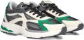 Vingino VIN825612-403 Jongens Lage Sneakers Groen Leer Veters - Groen
