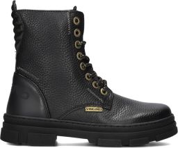 Vingino Jennifer Veterboots Laarzen Met Veters Meisjes Kids Zwart