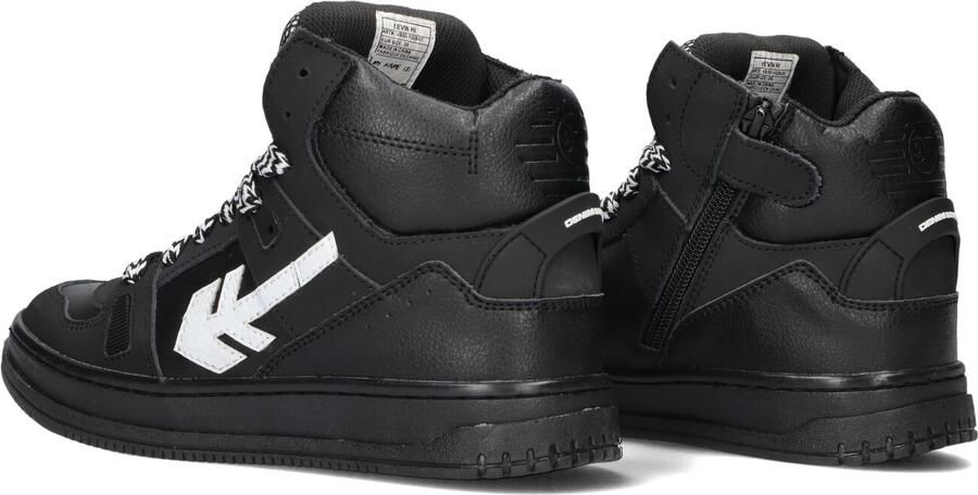 Vingino Kevin Hi Sneakers Jongens Leren Sneaker Zwart - Foto 5