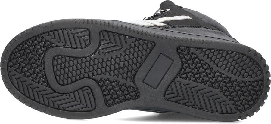 Vingino Kevin Hi Sneakers Jongens Leren Sneaker Zwart - Foto 4