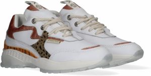 Vingino Mandy Knit Lage sneakers Leren Sneaker Meisjes Wit