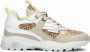 Vingino dy II leren sneakers met dierenprint beige multi - Thumbnail 1