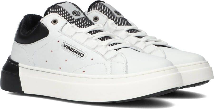 VINGINO Vince leren sneakers wit Leer Meerkleurig 35