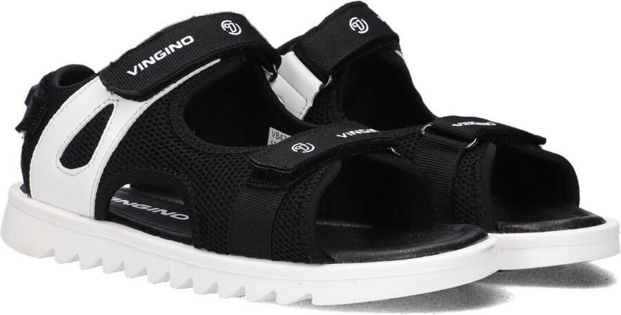 Vingino Sandalen Richie VB47-1042-01 Zwart Wit