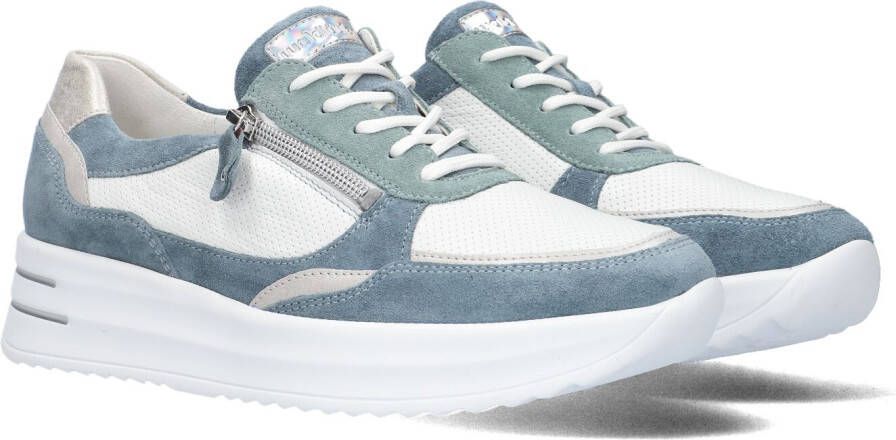 Wäldlaufer Waldlaufer H-arianna Lage sneakers Leren Sneaker Dames Blauw