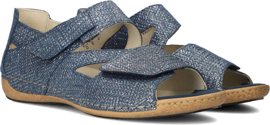 WALDLAUFER Waldläufer Dames Heliett Maat: 42 Materiaal: Leer Kleur: Blauw