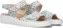 Waldläufer Waldlaufer 955001-H-Willow~~~~~~~~~~~~~~~ Sandalen met hak s Sandalen Wit beige - Thumbnail 1