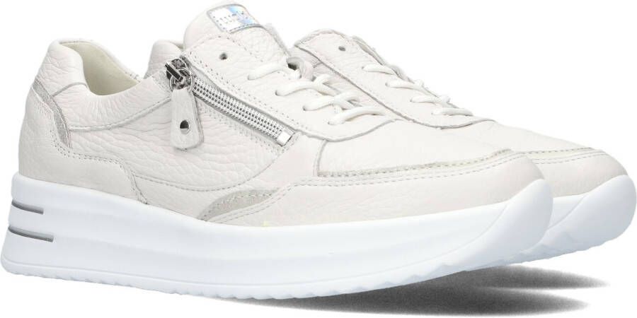 Wäldlaufer Waldlaufer H-arianna Lage sneakers Leren Sneaker Dames Wit