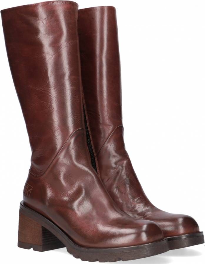 Walk In The Park Ikka Hoge laarzen Dames Cognac - Schoenen.nl