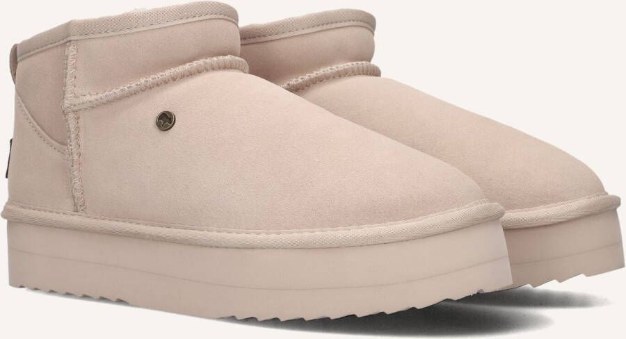 WARMBAT Vachtlaarzen Dames Durack Maat: 42 Materiaal: Leer Kleur: Beige