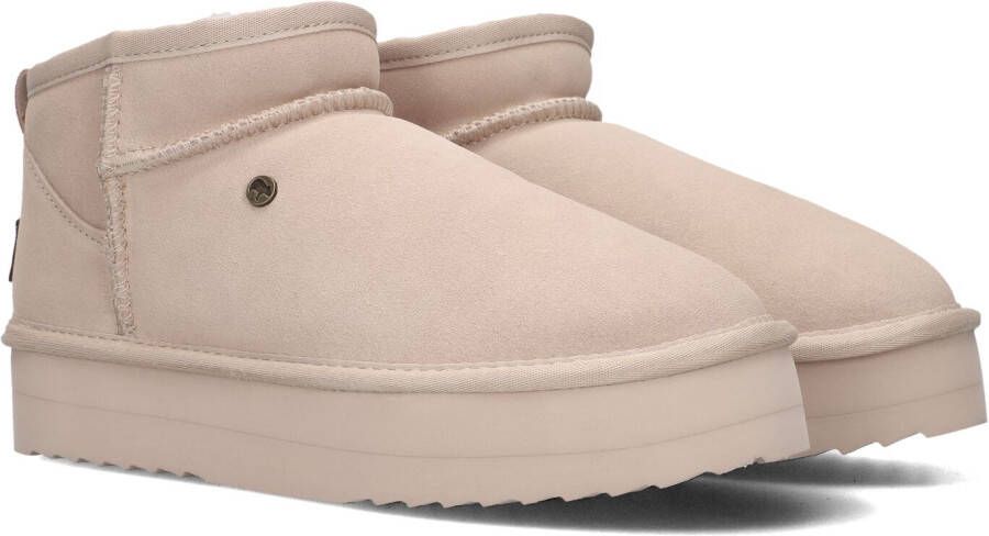 WARMBAT Vachtlaarzen Dames Durack Maat: 40 Materiaal: Leer Kleur: Beige