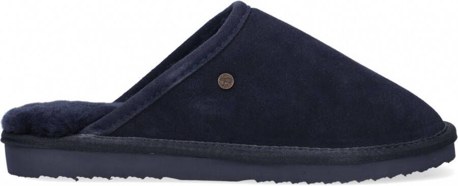 WARMBAT Pantoffels Classic Unisex Maat: 45 Materiaal: Suède Kleur: Blauw